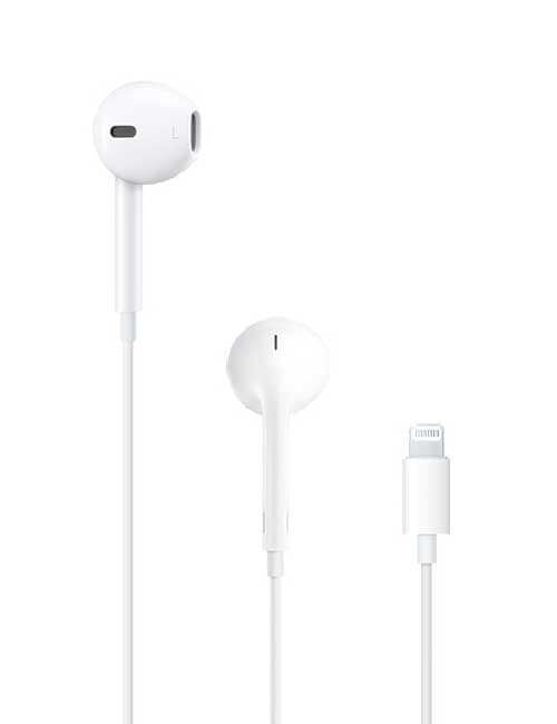 سماعات أذن مع موصل Lightning لهاتف iPhone من Apple | أبيض سماعات أذن مع موصل Lightning لهاتف iPhone من Apple | أبيض